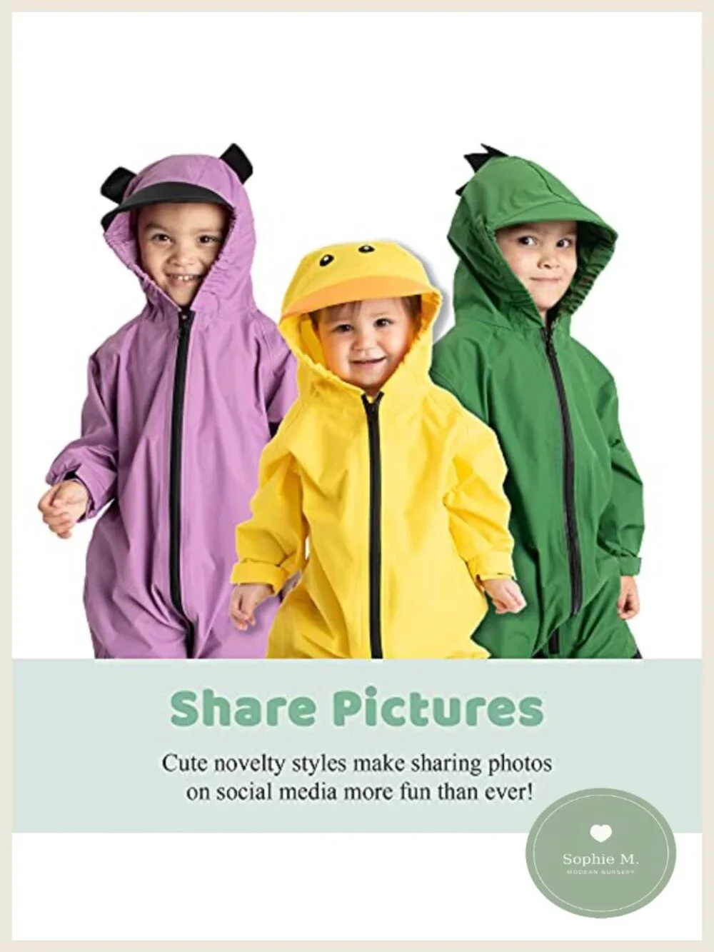 Kids Waterproof Rain Suit Muddy Buddy One Piece Coverall Outerwear